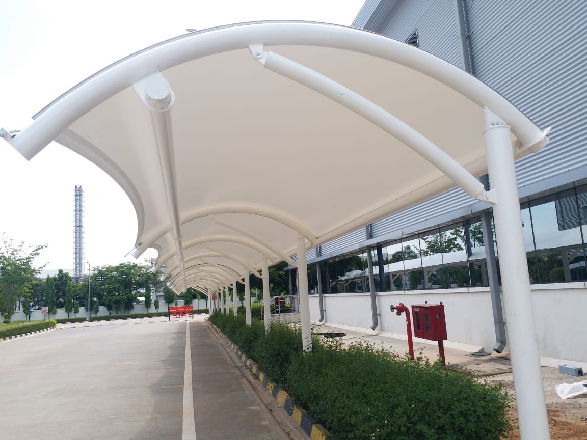 Tensile Roofing Structures | Amudha Decors