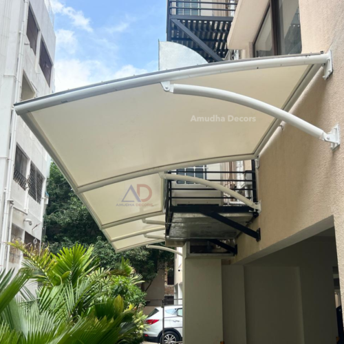 Design Elegant Tensile Awnings Roofing for Modern Spaces