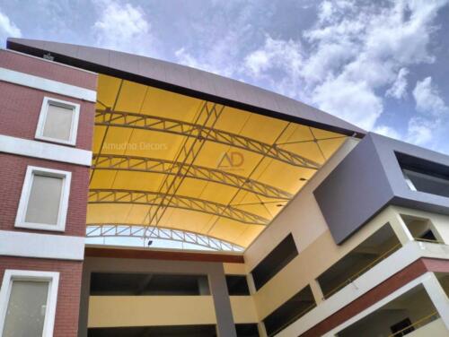 Weather-Resistant Tensile Awnings Roofing